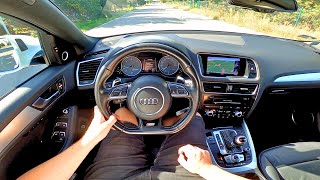 Audi SQ5 I 3.0 TDI 313HP Tiptronic (2014) POV Test Drive & Acceleration 0-100 | 4K