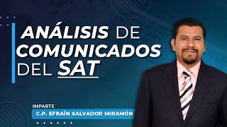 Análisis de comunicados del SAT 📄🔍