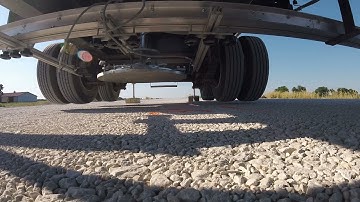 Ingios Automated Plate Load Test (APLT) setup to measure k-value for compacted aggregate base.