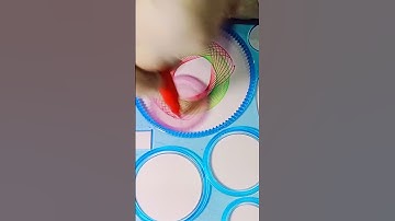 What does this pattern resemble??? magic Ruler Small ruler, big wisdom #2025 #shorts #spirograph