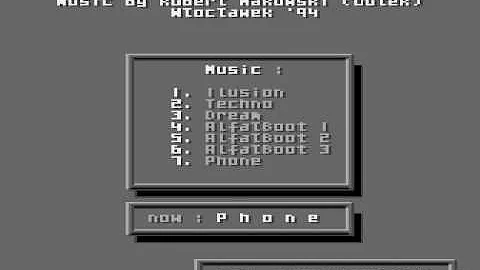 robert makowski music disk for Atari 8-bit