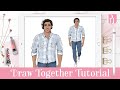How to draw a Man Walking step by step in Procreate Tutorial - Using Brushes/Guides