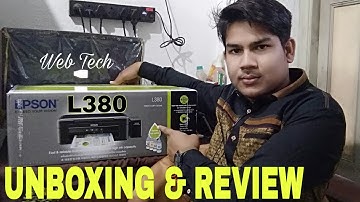 Epson L380 Multifunction Printer Unboxing & Review | XEROX PRINT COPY | Installation