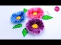 Bordado 3D a Mano: Flores con Flecos