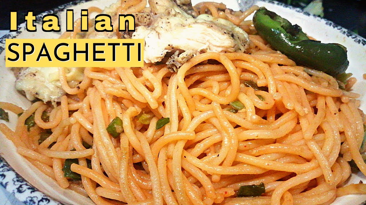 Italian Spaghetti Recipe spaghetti Recipe Urdu/Hindi YouTube