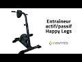 Vidéo: Pédalier d'exercice bras et jambes pour la rééducation active et passive Happy Legs