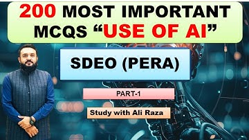 "AI MCQs for PPSC Exam 2025 | PERA Artificial Intelligence MCQs with Answers | PPSC Preparation"
