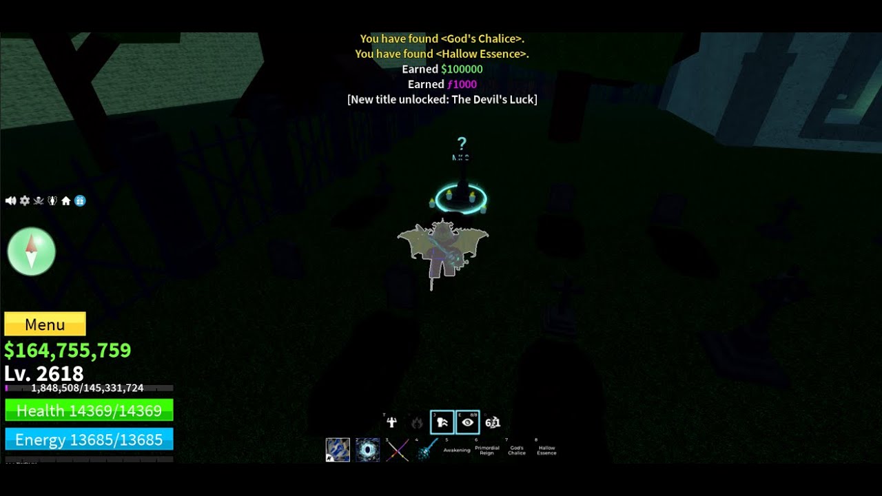 I OBTAINED DEVIL'S LUCK TITLE WHILE GRINDING THE GRAVITY UPDATE