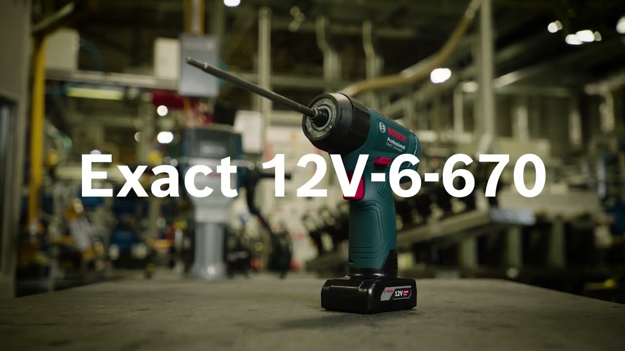 Bosch EXACT 12V-6-670 Production Screwdriver with Brushless Motor & Speed  Selection