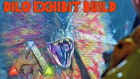 Dilophosaur exhibit Ark Survival Evolved Zoo Series