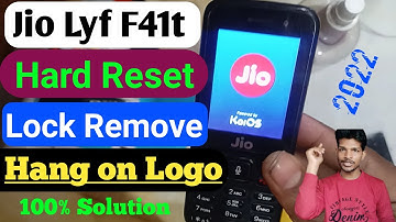 Jio f41t hard reset||jio f41t lock kaise tode||jio f41t hang on Logo solution