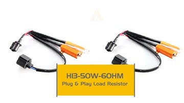 9008 H13 Canbus LED Resistor 6ohm Fix Headlights Flickering/Error Code