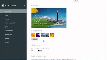 Change Lock Screen Background   Windows 8 1 Tutorial
