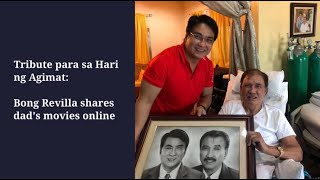 Tribute para sa Hari ng Agimat: Bong Revilla shares dad's movies online