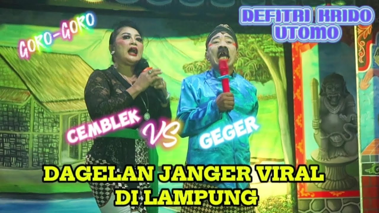 Goro-goro//dagelan janger viral //defitri krido utomo