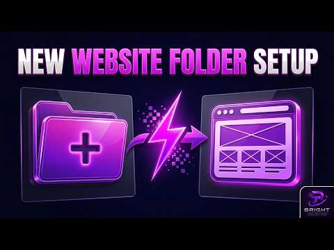 How to create a New Folder for your Website Project [Beginner Guide]