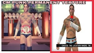 Wwe Svr 10 Cm Punk Permanent Texture Replace Ted By Mra