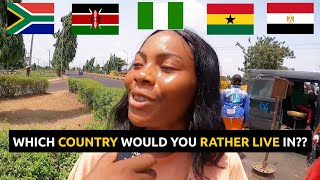 Which country would Nigerians rather live?