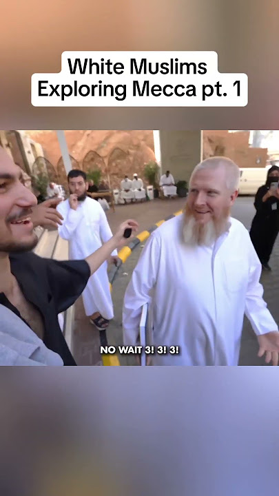 White Muslims Exploring Mecca pt. 1#sonnyfaz #revert #mecca #islamic_video