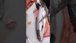 Янагиба и разделка лосося