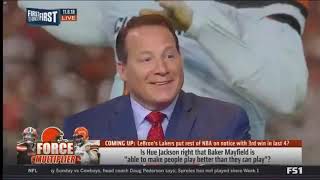 Is Hue Jackson right that Baker Mayfield is 'able to make people play better the