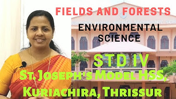 FIELDS AND FORESTS: STD IV,  ENVIRONMENTAL SCIENCE