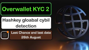 Over wallet KYC 2 | Cybil detection | Hashkey global kyc