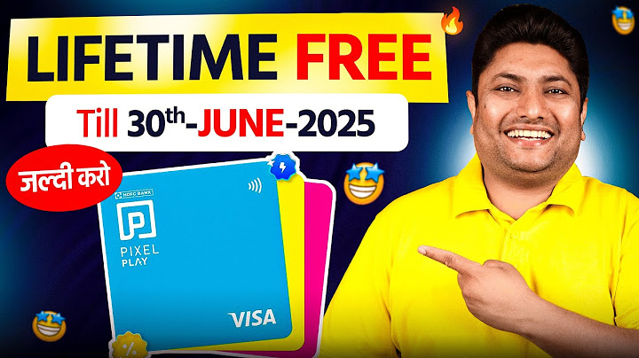 HDFC PIXEL Play Credit Card! - Now Lifetime FREE Till June 30! | Best Cashback Credit Card in India