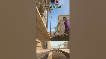 A SIDE MIRAGE STAIR SMOKE #cs2 #csgo #cs #shorts