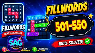 FILLWORDS Selesaikan level 501-550 solusi semua level screenshot 3