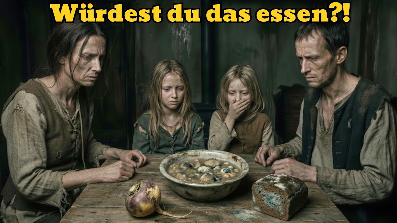 So sah das Essen der Ärmsten im Mittelalter aus – Kaum überlebensfähig!