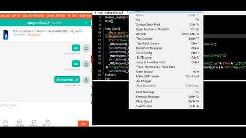 _HttpRequest Websocket Example Shopee Chat