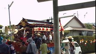 20180802 1022館山のまつり笠名神明神社にて