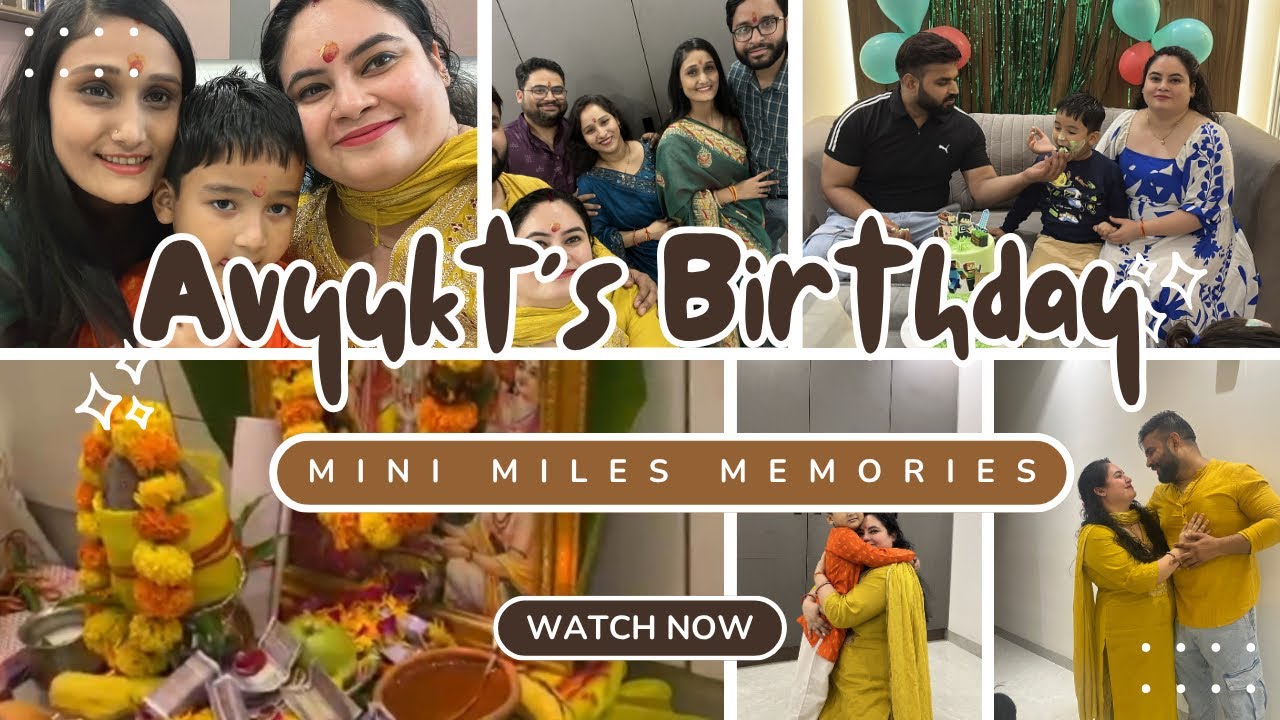 Happy Birthday | Avyukt Ka 5th Birthday Celebration | Full Family Fun