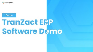 TranZact ERP Software Demo