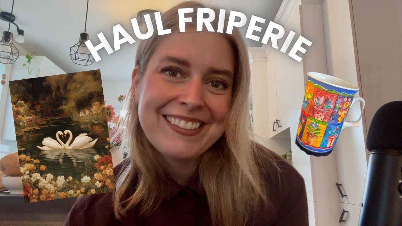 ASMR FR | Haul friperie [ décos, vaisselle, vetements, etc } 