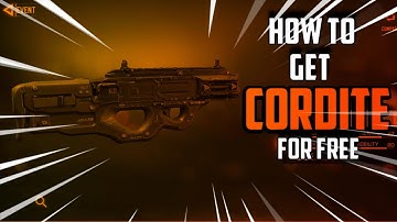 HOW TO GET NEW CORDITE GUN FOR FREE | COD MOBILE  | GS
