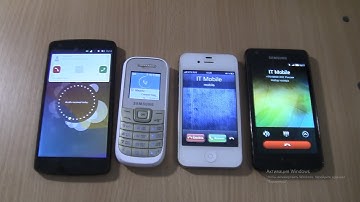 Incoming call&Outgoing call at the Same Time Samsung 1200M+Nexus5 Ubuntu+Samsung S2 Android 7+Iphone
