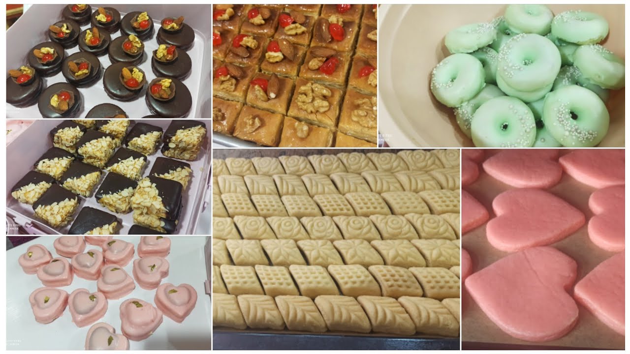 الحلويات لحضرتها للعيد 🌸