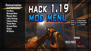 ► [BO2/1.19][DEX/CEX] Zombie SPRX Mod Menu Reincarnation V1 +DOWNLOAD!