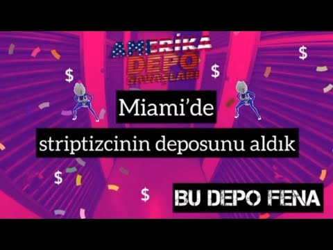 Miami de striptizcinin deposunu aldık