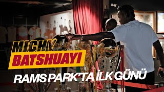 Yeni Transferimiz Michy Batshuayinin Rams Parkta Ilk Günü