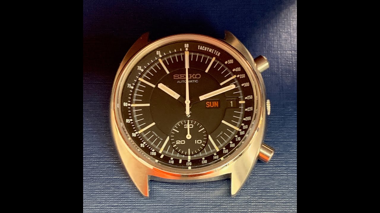 SOLD -- NOS Seiko 6139-7039 Chronograph - YouTube