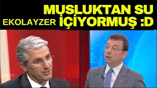 Nedim Şener, imamoğlu'nun yalanlarını ifşa etti, musluktan su içiyormuş :D