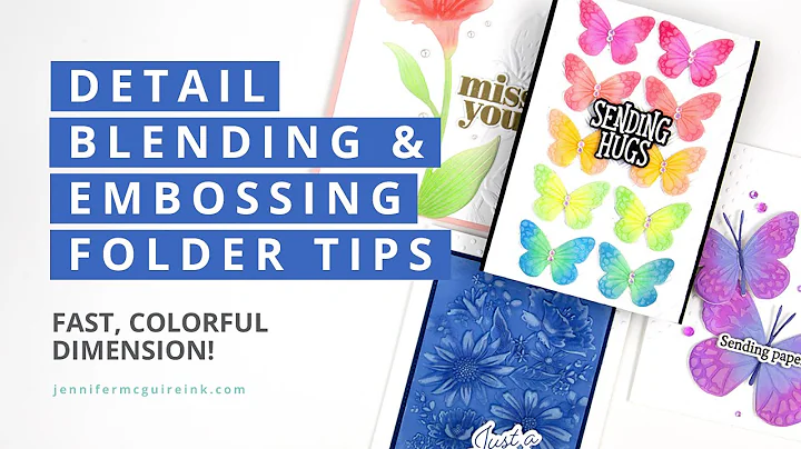 Detail Blending & Embossing Folder Tips!