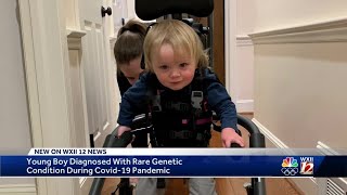 Young boy diagnosed by rare genetic condition
