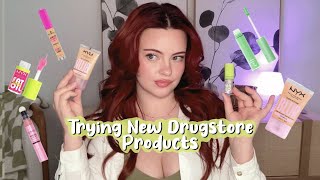 Trying My New Drugstore Makeup Purchases | Julia Adams