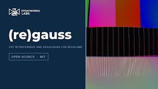 (re)gauss — CRT interference and degaussing in Resolume (free, open source)