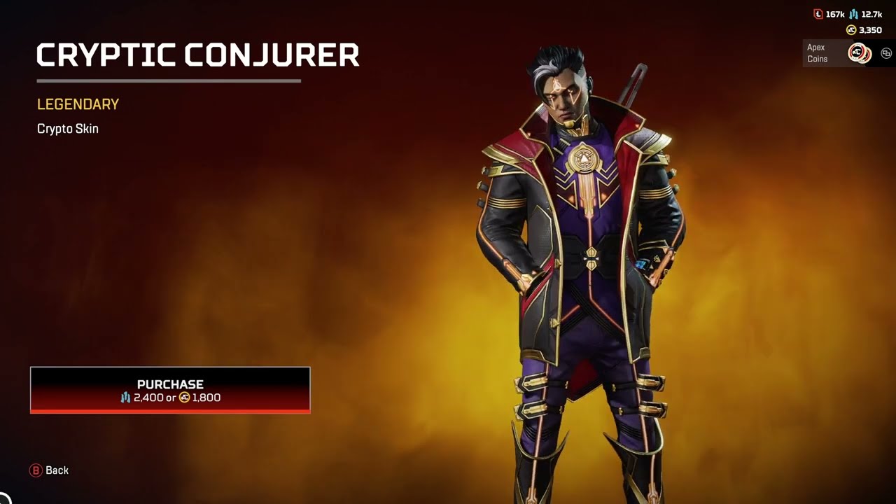 New Legendary Skin for Crypto (Cryptic Conjurer), Spellbound CE. [Apex  Legends - Highlight - Jan.23]