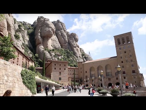 The Monastery of Monserrat in Spain